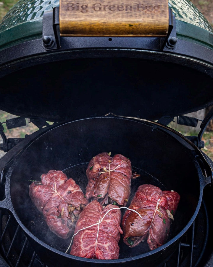 wagju-rouladen im Big Green Egg, Wagyu Rinder-Rouladen zubereiten, online bestellen