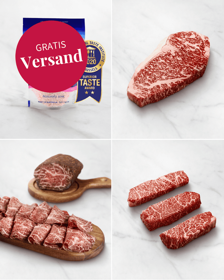 Wagyu Verwöhnpaket als Geschenk für Fleschliebhaber